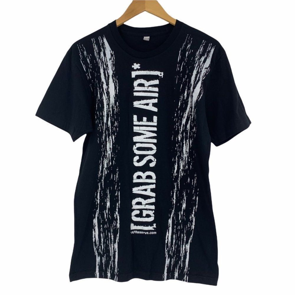 AF reserve graphic T-shirt black medium 9972 Air Force